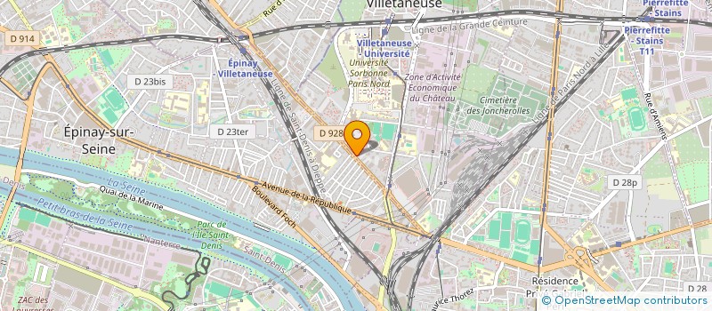 localisation de l'entreprise LES 2 FRERES à VILLETANEUSE