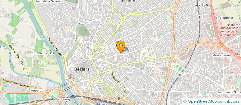 localisation de l'entreprise LES 2 FRERES  BEZIERS