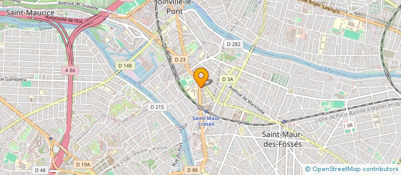 localisation de l'entreprise LES 2 FRERES à SAINT-MAUR-DES-FOSSES