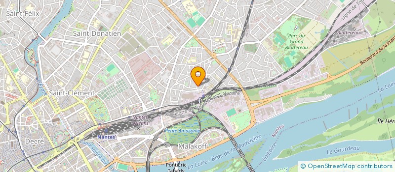 localisation de l'entreprise LES 2 FRERES à NANTES