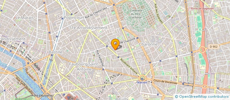 localisation de l'entreprise LES 2 FRERES  PARIS