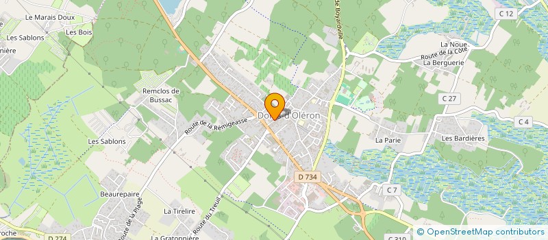 localisation de l'entreprise LES 2 FRERES  DOLUS-D'OLERON