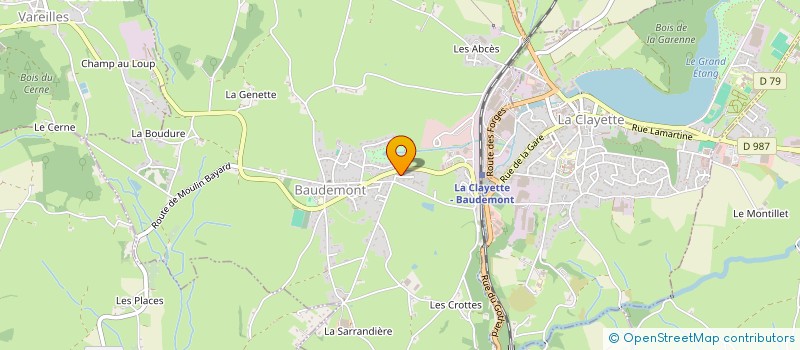 localisation de l'entreprise LES 2 FRERES  BAUDEMONT