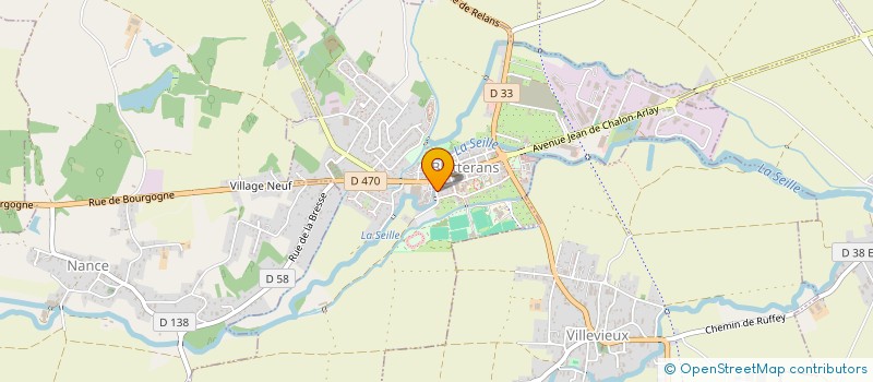 localisation de l'entreprise LES 2 FRERES G&D  BLETTERANS