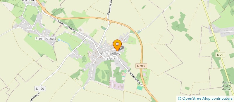 localisation de l'entreprise LES 2 FRERES GOMES  CORMEILLES-EN-VEXIN