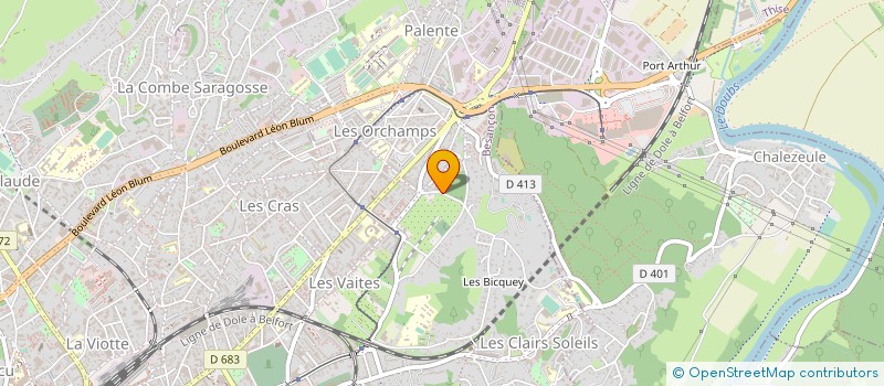 localisation de l'entreprise LES 2 FUTS à BESANCON
