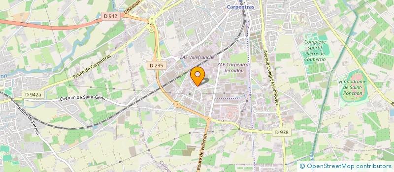 localisation de l'entreprise LES 2 G  CARPENTRAS