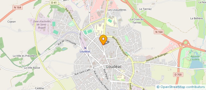 localisation de l'entreprise LES 2 G à LOUDEAC