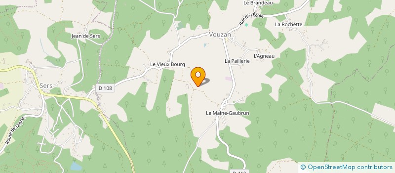 localisation de l'entreprise LES 2 G à BOUEX