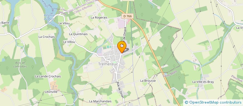 localisation de l'entreprise LES 2 G  TREMEREUC