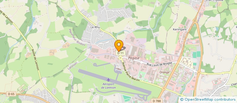 localisation de l'entreprise LES 2 G  LANNION