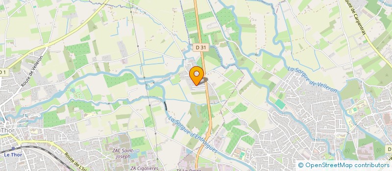 localisation de l'entreprise LES 2 G  LE THOR