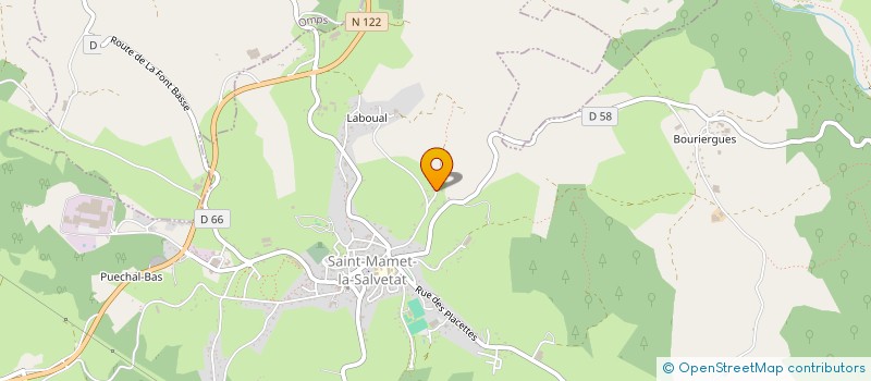 localisation de l'entreprise LES 2 G à SAINT-MAMET-LA-SALVETAT