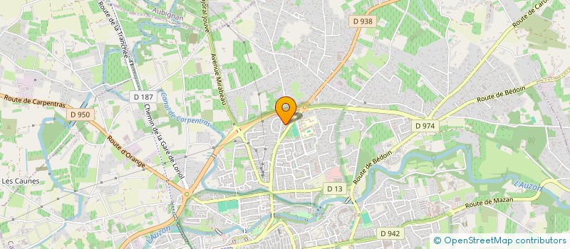 localisation de l'entreprise LES 2 G' CONSTRUCTION à CARPENTRAS