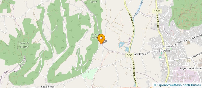 localisation de l'entreprise LES 2 GPR  ROMANS-SUR-ISERE