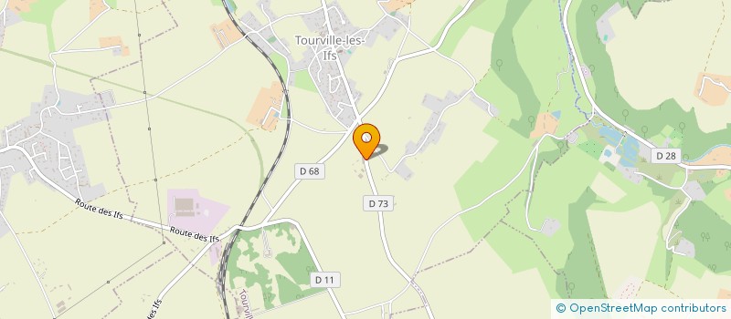 localisation de l'entreprise LES 2 IFS  TOURVILLE-LES-IFS