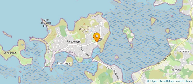 localisation de l'entreprise LES 2 ILES  PLEUMEUR-BODOU