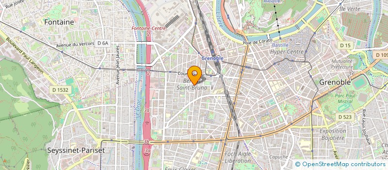 localisation de l'entreprise LES 2 ILYESS  GRENOBLE