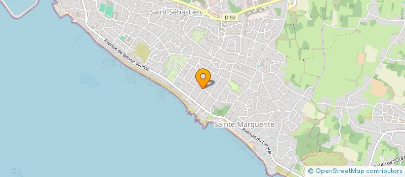 localisation de l'entreprise LES 2 J à PORNICHET
