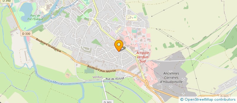 localisation de l'entreprise LES 2 J RACING à VERDUN