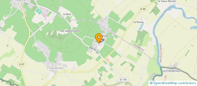 localisation de l'entreprise LES 2 JEAN  LE PUY-NOTRE-DAME