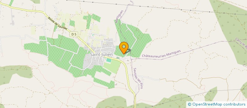 localisation de l'entreprise LES 2 JETS à MARTIGUES