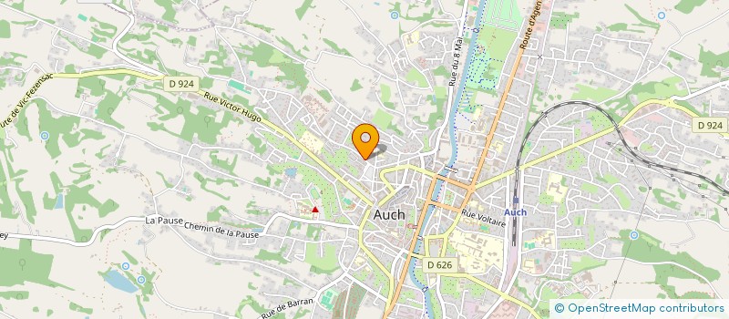 localisation de l'entreprise LES 2.JG à AUCH