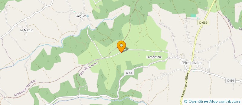 localisation de l'entreprise LES 2 JOURS DU QUERCY  SAINT-PAUL-FLAUGNAC