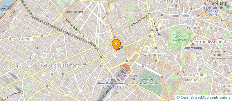 localisation de l'entreprise LES 2 K KOMMUNIKATION  PARIS