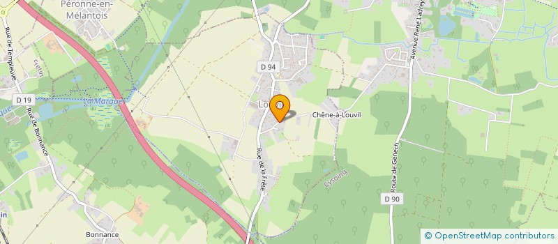 localisation de l'entreprise LES 2 L  LOUVIL