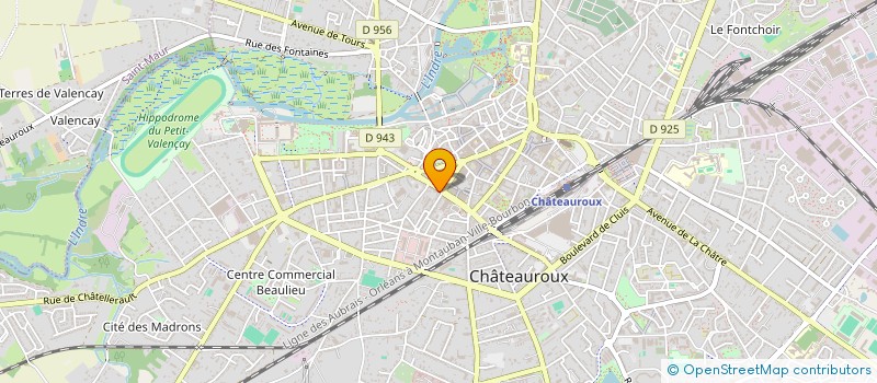 localisation de l'entreprise LES 2 L à CHATEAUROUX
