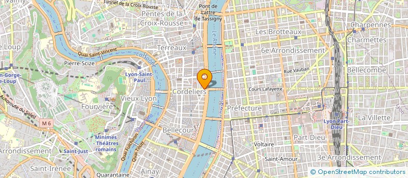 localisation de l'entreprise LES 2 L RONDS à LYON
