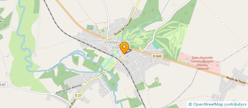 localisation de l'entreprise LES 2 LUCIOLES à VILLEDIEU-SUR-INDRE