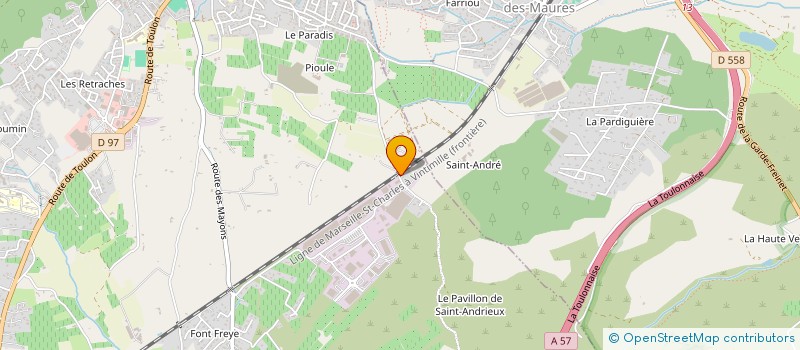 localisation de l'entreprise LES 2 M  LE LUC