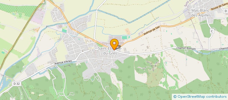 localisation de l'entreprise LES 2 M  SAINT-ETIENNE-DU-GRES