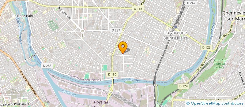 localisation de l'entreprise LES 2 M à SAINT-MAUR-DES-FOSSES