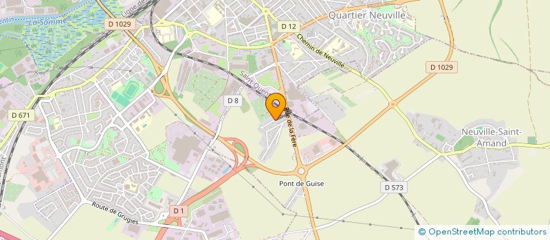 localisation de l'entreprise LES 2 M à NEUVILLE-SAINT-AMAND