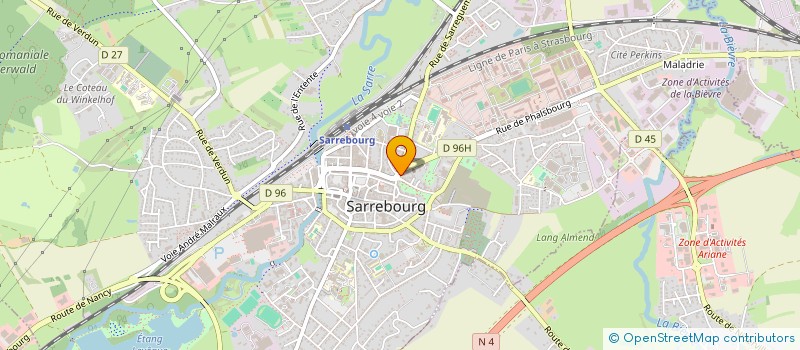localisation de l'entreprise LES 2 M à SARREBOURG