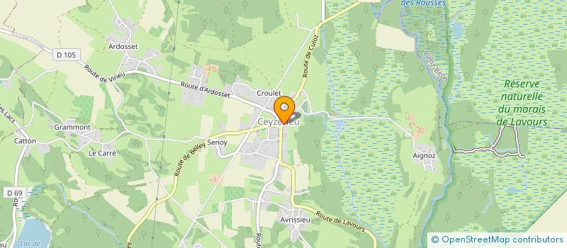 localisation de l'entreprise LES 2 M à CEYZERIEU