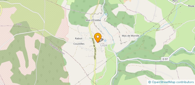 localisation de l'entreprise LES 2 M CAYLUS  CAYLUS