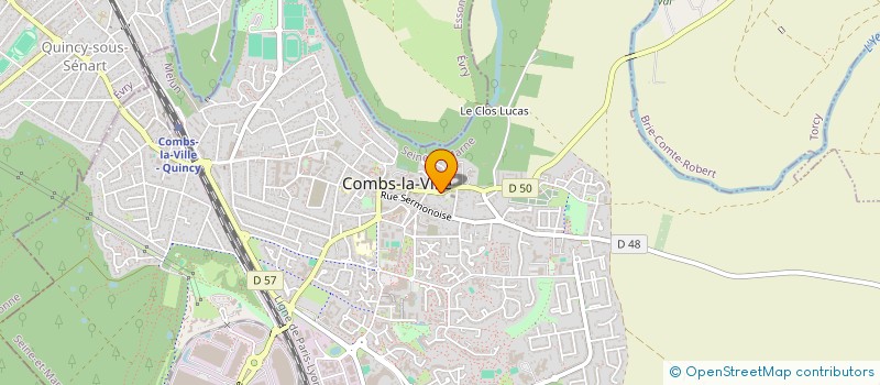 localisation de l'entreprise LES 2 M & CIE  COMBS-LA-VILLE