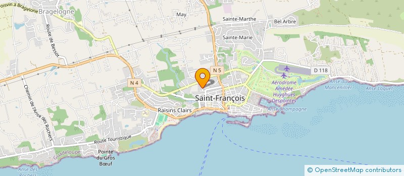 localisation de l'entreprise LES 2 M D'AUGUSTA à SAINT-FRANCOIS