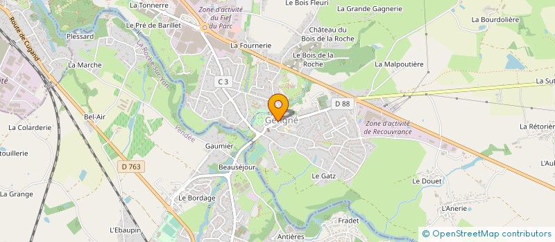 localisation de l'entreprise LES 2 MARCHAND  GETIGNE