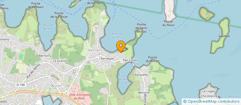 localisation de l'entreprise LES 2 MARIE  ARZON