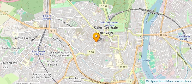 localisation de l'entreprise LES 2 MEME  SAINT-GERMAIN-EN-LAYE