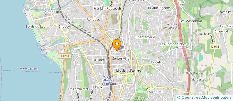 localisation de l'entreprise LES 2 MOISELLES  AIX-LES-BAINS