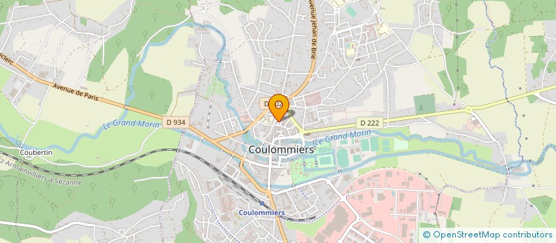 localisation de l'entreprise LES 2 MOISELLES COIFF' à COULOMMIERS