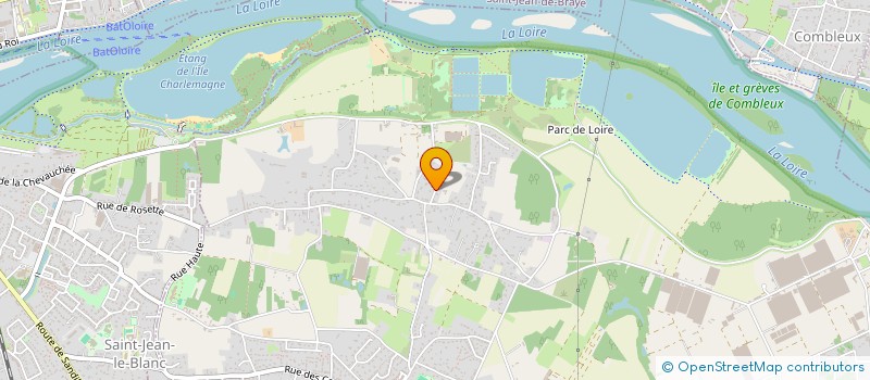 localisation de l'entreprise LES 2 MONTEES  SAINT-DENIS-EN-VAL