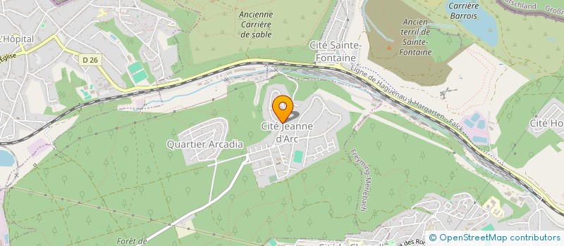 localisation de l'entreprise LES 2 MYS  SAINT-AVOLD