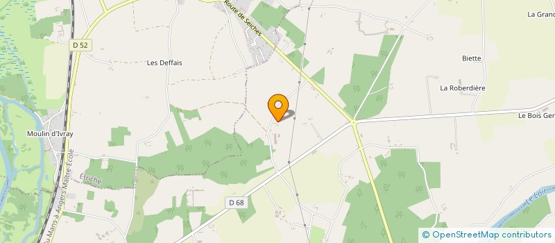 localisation de l'entreprise LES 2 N à TIERCE